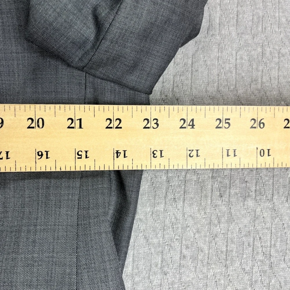 Peter Millar Suit Jacket Blazer Mens 46R Gray Pure Virgin Wool Two Button Blazer